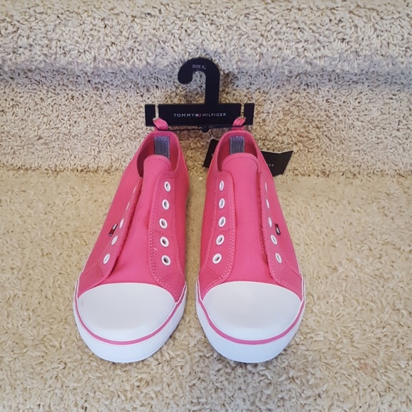 Tommy Hilfiger Other - NWT TOMMY HILFIGER hot pink slip on sneakers 4M